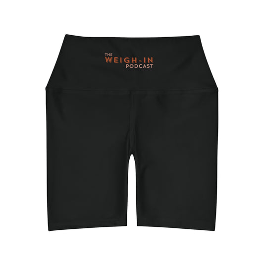 High Waisted Yoga Shorts (AOP)